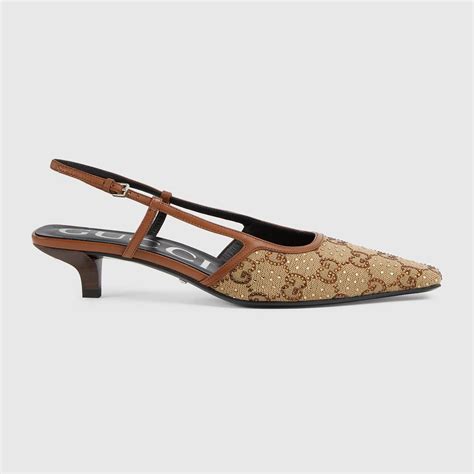 women's gucci slingback shoes|gucci slingback loafer.